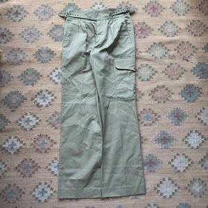 Pantalones Chinos Plisados Militares Ghurka Para Hombres 31x34 Chaps Ralph Lauren De Colección Nuevos con Etiquetas Años 70 - Imagen 1 de 15