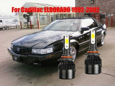 LED For Cadillac ELDORADO 1992-2002 Headlight Kit 9006 HB4 CREE Bulbs Low Beam - Image 1 of 4