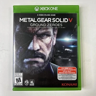 Metal Gear Solid V 5 Ground Zeroes Microsoft Xbox One, Series X Complete CIB - Image 1 of 4