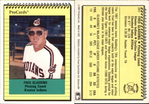 Fred Gladding 1991 ProCards #341 RC Card *AutographDen* Kinston Indians - Picture 1 of 1