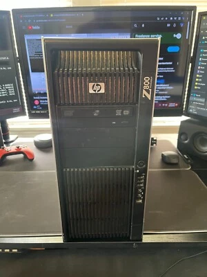 HP Workstation Z800 Windows 10 Tower PC 2x Intel Xeon X5675 3,06 GHz 48 GB HDD de 1 TB Foto 1 de 4