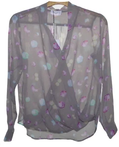 Almost Famous Grey Viscose Top Size 10 NWT Sample SP £105 - Picture 1 of 4