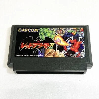 ・Famicom RED ARREMER II 2 Gargoyle's Quest Nintendo 1992 JAPAN Cartridge Only - Image 1 of 3