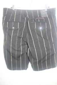 DC Mens Skater Shorts £60 New Vintage 90s 00s Y2K W34 Black Green - Picture 1 of 24