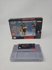 Tommy Moes Winter Extreme Skiing & Snowboarding Super Nintendo SNES Authentic