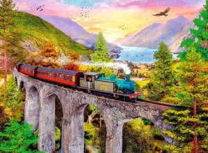 NEW Ravensburger 1500 Pieces Jigsaw Puzzle 14+ Ages Autumn Viaduct - Picture 1 of 2