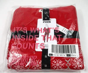 - Neu versiegelt Victoria's Secret Thermo langer roter Pyjama Set Größe M - Bild 1 von 5