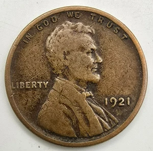 1921 P Lincoln Wheat Cent VG/F/VF You Grade It! Penny Free Ship! - Picture 1 of 4