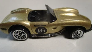 HOT WHEELS Number 16 GOLD FERRARI CLASSIC RACER VINTAGE 1990 - Picture 1 of 8