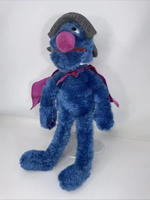 Applause "Super Grover" Sesame Street Helmet & Cape 15" Plush Stuffed Vintage - Image 1 of 4