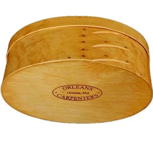 Vintage Orleans 2000 Carpenters Bentwood Oval Birdseye Maple Box Shaker 7" Wood - Picture 1 of 7