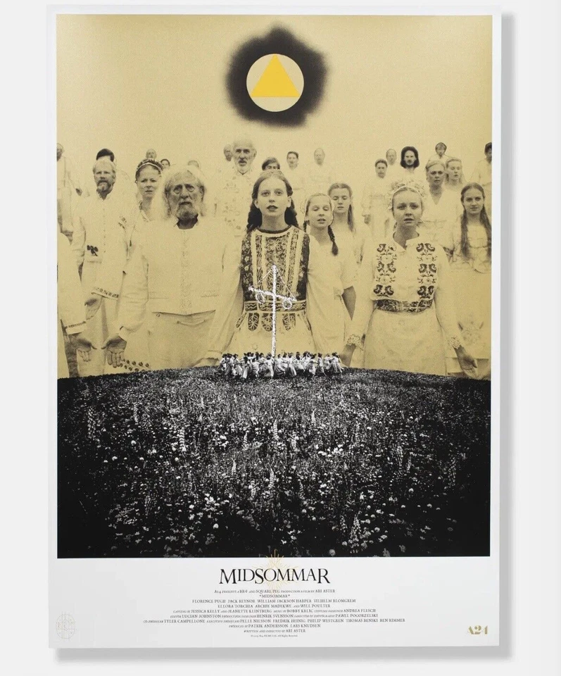 A24 Midsommar Harga von Idea Ohsima Poster Druck Siebdruck 24 x 36" XXX/500 NEU - Bild 1 von 3