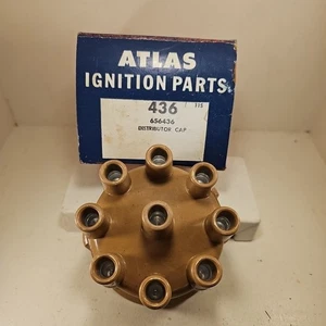 Vintage NOS ATLAS IGNITION PARTS 436 DISTRIBUTOR CAP  - Picture 1 of 3