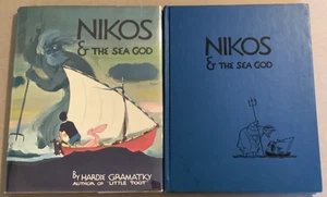 VG 1963 HC DJ First Edition Nikos & Sea God Hardie Gramatky Little Toot - Imagen 1 de 10