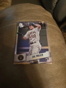 2024 Topps Big League #214 Sal Frelick Milwaukee Brewers RC Rainbow Foil - Picture 1 of 2