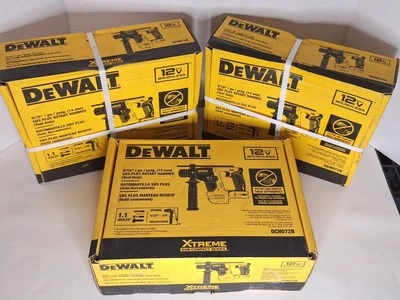 Taladro percutor rotativo DEWALT XTREME 12V MAX sin escobillas 9/16 pulgadas SDS Plus (solo herramienta) Foto 1 de 4