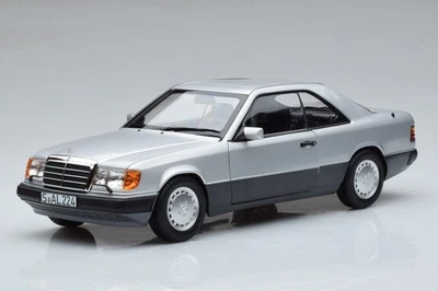 183880 Mercedes 300 CE-24 Coupe C124 Silver Norev 1/18 - Immagine 1 di 4