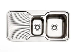 Home Appliance Inset 1 & 1/4 Bowl Right Hand Stainless Sink IS9RS3 Brand New - Picture 1 of 4