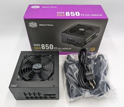 Cooler Master MWE Gold 850 V2 Full Modular Power Supply - MPE-8501-AfAAG-US - Image 1 of 4