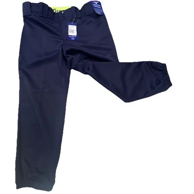 Mizuno Softball/Baseball Women's Medium MVP Pro Pants Navy Elastic Bottom NWT - Image 1 of 4