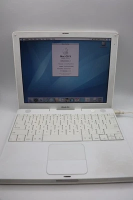 Macintosh iBook G4 1.2 GHz 12.1" LCD screen Mac OS 10.4.11 Model A1054- 768mb - Image 1 of 4