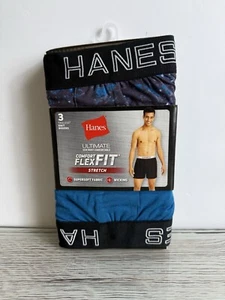3-Pack Hanes Men's Boxer Brief Ultimate Comfort Flex Fit Cotton Blend Stretch LG - Picture 1 of 5