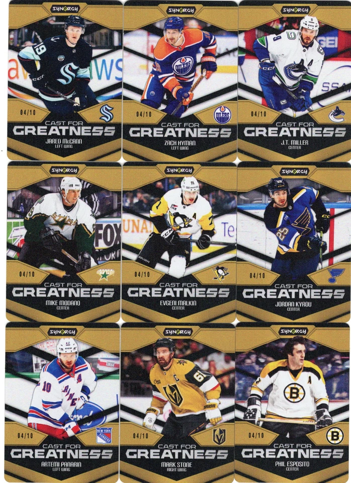 2024-25 Upper Deck Synergy GOLD /10 Cast for Greatness *You-Pick* - Image 1 of 1