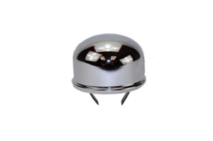 Push In Oil Filler Cap Chrome Steel Universal Tube - Picture 1 of 2