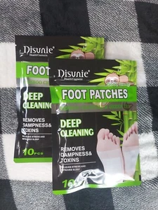 Nisunie Good Sleep Foot Patches - 2 Packs, 20 Pcs. Bamboo Charcoal And Green Tea - Picture 1 of 2