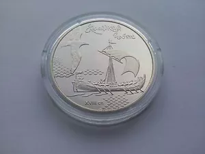 Ukraine  ,5 hryvnia "Cossack boat (Kozatskyi Choven)" Nickel coin 2010 year - Picture 1 of 2