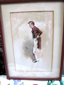 Antique Print "Toots" "Dombey and Son" a Novel by Charles Dickens - Picture 1 of 4