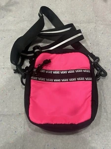 Vans Off The Wall After Dark Umhängetasche Neon Pink Reflektierend 7,5”x6,5” - Bild 1 von 6