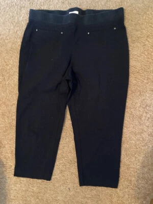 Style & Co - Pantalones cortos - Negro - Cintura elástica - XL - EC Foto 1 de 2