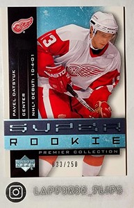 Pavel Datsyuk - 2001-02 Upper Deck Premier Collection Super Rookie /250 #95