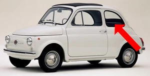 CLASSIC FIAT 500 REAR QUARTER WINDOW GLASS LEFT SIDE (N/S NEAR SIDE) BRAND NEW - Imagen 1 de 1