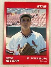 1989 St. Petersburg Cardinals-STAR Minor League Baseball Card#47-Greg Becker
