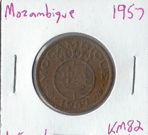 Moneda Mozambique (Portugués) 1 Escudo 1957 KM82 - Imagen 1 de 3