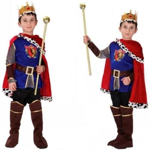 Prince Charming Cosplay Costume Kids Boys Halloween Party Dress Up Outfits New. - Imagen 1 de 9