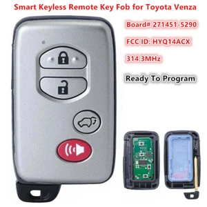 for Toyota Venza 2009-2016 Keyless Smart Remote Key Fob HYQ14ACX 271451-5290 - Picture 1 of 5