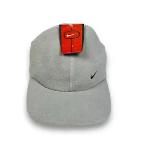Deadstock Nike flauschige graue Stretch-Kappe neu mit Etikett - Bild 1 von 7