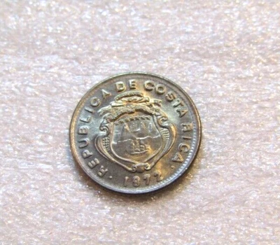 1972 Costa Rica 5 Centimos unc Coin - Image 1 of 4