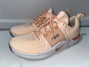 Nike Renew In Season TR 10 Sneakers Shoes Womens 9.5 Orange White Used - Picture 1 of 13