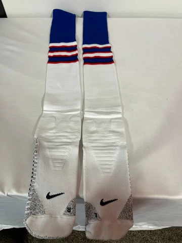 BUFFALO BILLS THROWBACK NEW NIKE ELITE GRIP SOCKS-NFL GAME ISSUE SIZE LARGE TALL Cover