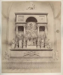 c1880 Albumen Print Venice Titian's Tomb Basilica di Santa Maria, Paolo Salviati - Picture 1 of 1