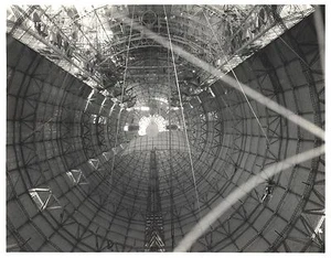 Photo of Interior of Airship Hull - USS Akron Airship Federal Hearings - 1933 - Picture 1 of 1
