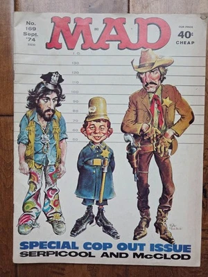 MAD Magazine Sept 1974 Special Cop Out Issue Artist Cover - Image 1 of 4