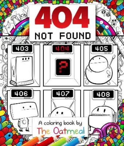 Matthew Inman The Oatmeal 404 Not Found (Paperback) Oatmeal - Image 1 of 1