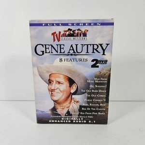 Gene Autry TV Classic Westerns 8 Features 2 DVD Set Full Screen Digitally Enhanc - Imagen 1 de 6
