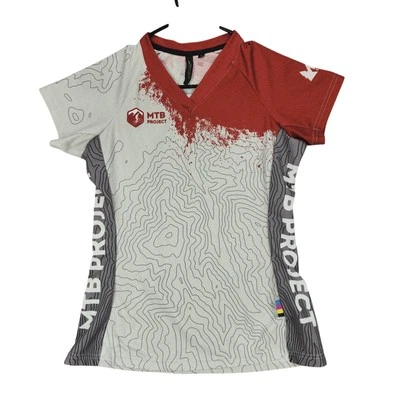 Женская футболка REI Coop Cycling Jersey S красно-белая для горного велосипеда проект однопутная исследовательская группа - Изображение 1 из 4