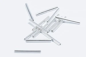 Inwaria Tubo 925 Plata Ø 1,5/2 Mm Tubo Liso Recto Perla, Ss92 - Imagen 1 de 3